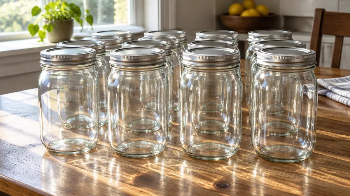 Ball Regular Mouth Quart Jars, 12-pack (reseller bundle with a jar opener)